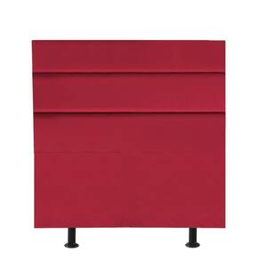 Cabeceira Estofada Argentina 90cm Solteiro Para Cama Box Quarto Corino Vermelho - Gat Magazine