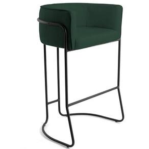Banqueta Decorativa Betina D02 Verde Musgo C-117