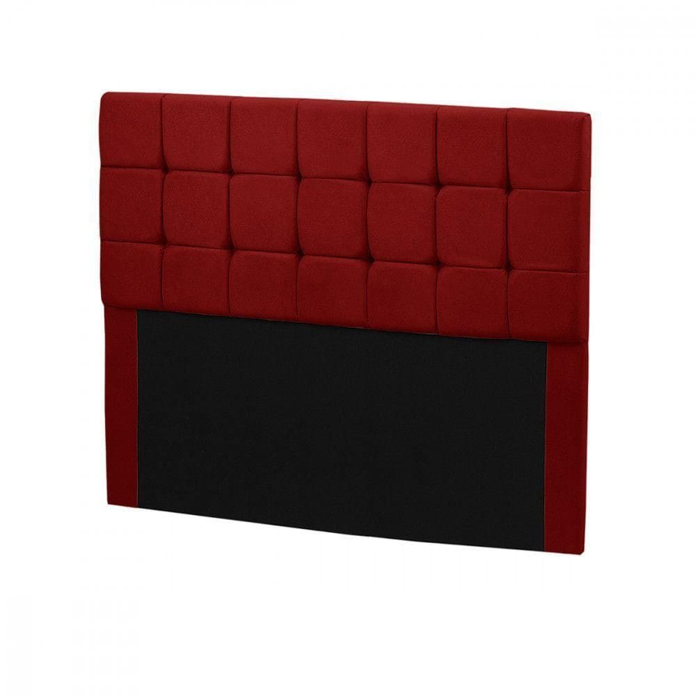 Cabeceira Julia 1,95 M King C- Design Moderno - Veludo Speciale Home Vermelho