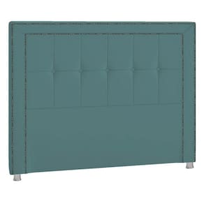 Cabeceira Solteiro Catania P04 100 Cm Suede Turquesa