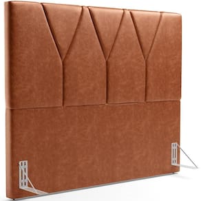Cabeceira Cama Box Casal King 195 Cm Aurora W01 Camel