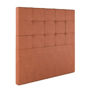 Cabeceira Casal Queen Berlim Em Veludo Com Sapata Terracota Sonhar