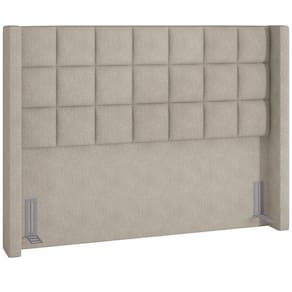 Cabeceira Cama Box Casal 140 Cm P05 Paris Linho Bege Escuro
