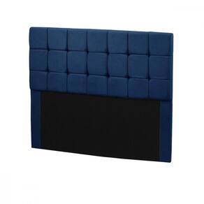 Cabeceira Julia 1,95 M King C- Design Moderno - Veludo Speciale Home Azul
