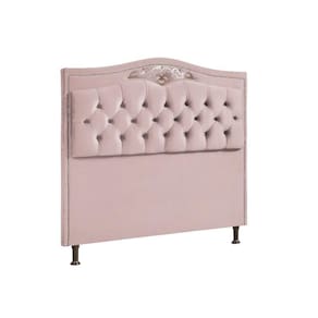 Cabeceira Holanda Plus Cama Box Casal 140cm Estofada Luxor Rose Star Confort Rose