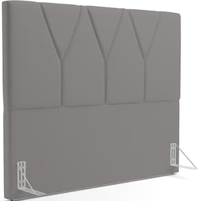 Cabeceira Cama Box Casal King 195 Cm Aurora W01 Cinza