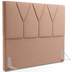 Cabeceira Cama Box Casal King 195 Cm Aurora W01 Linho Rosê