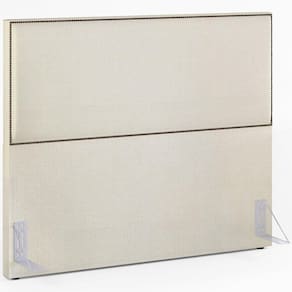Cabeceira Box Casal King Tachas 195cm Vicenza L02 Champagne