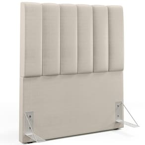 Cabeceira Cama Box Painel Solteiro 100cm Dália W01 Pérola