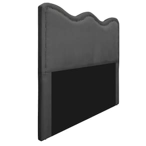 Cabeceira Queen Bari P02 160 cm Para Cama BoxCinza Escuro