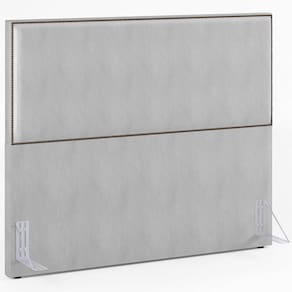 Cabeceira Box Casal King Tachas 195 Cm Vicenza L02 Cinza