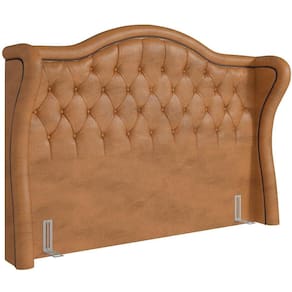 Cabeceira Cama Box Casal 140 Cm P05 Lisboa Couríssimo Whisky - Lyam Decor