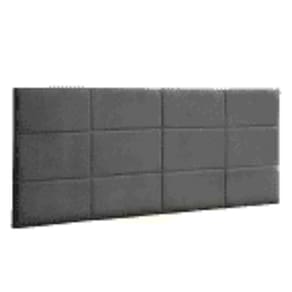 Painel Cabeceira Luna 1.20 Mt-Suede Cinza/Gatmagazine