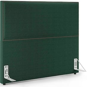 Cabeceira Box Casal Tachas 160 Cm Vicenza L02 Bouclê Verde