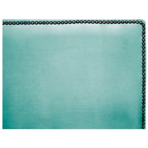 Cabeceira Casal Bali 140 Cm Cama Box Suede Azul Tiany