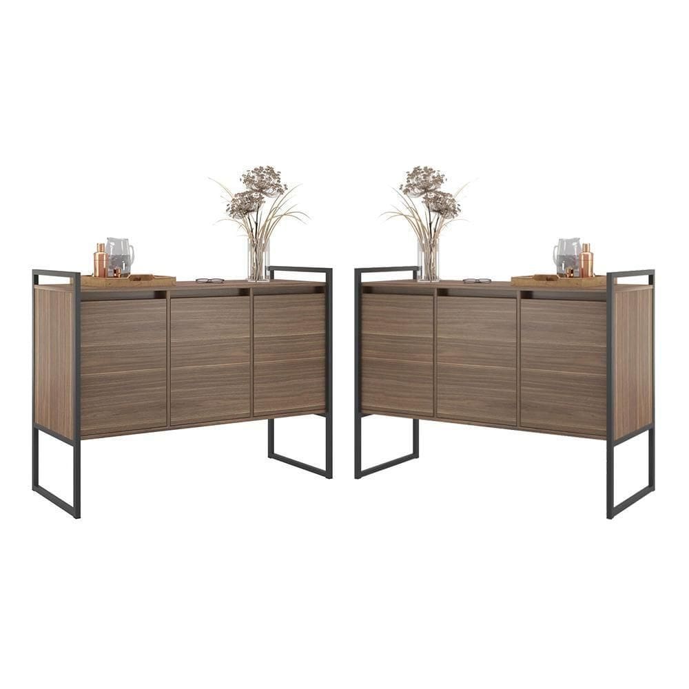 Buffet 3 pts Rouxe Conj2 Unidades - Affara Affara