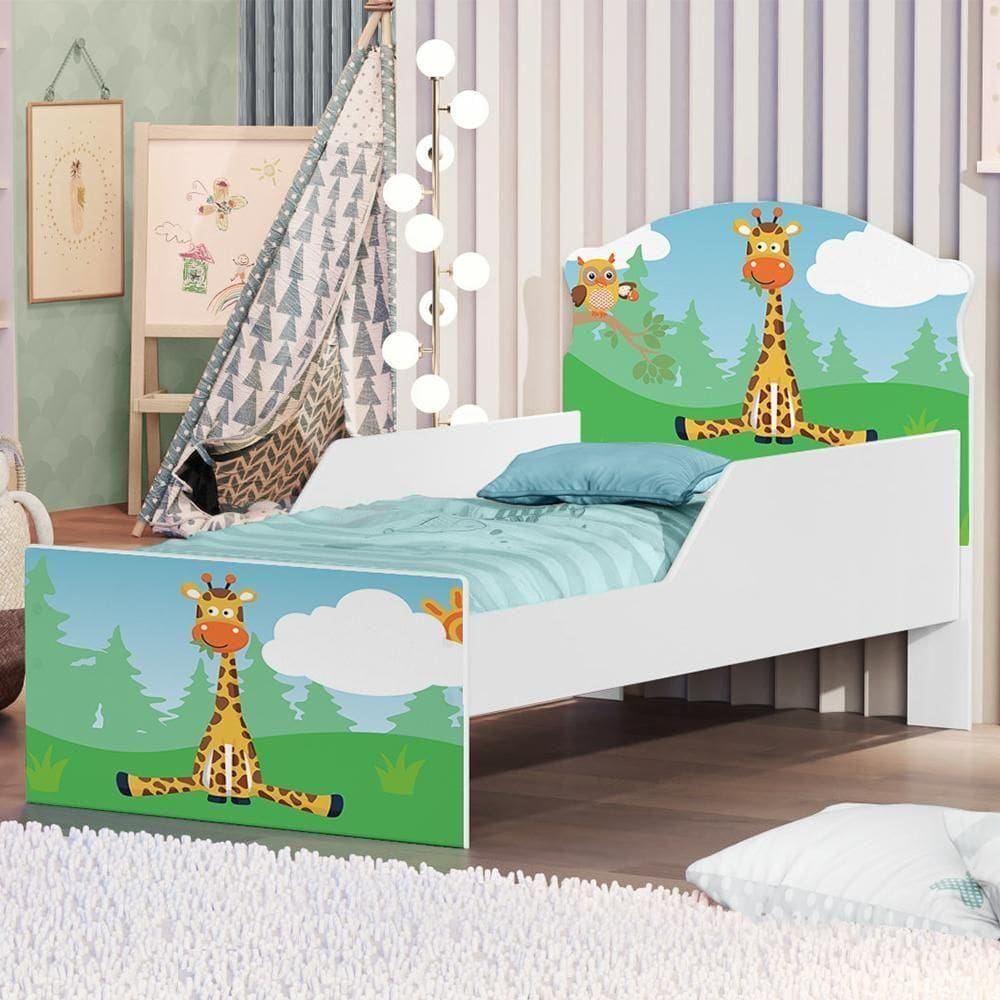 Cama Infantil Girafinha Com Colchão