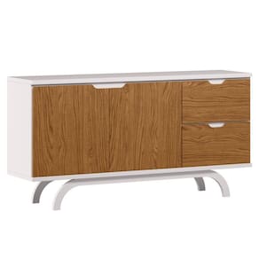 Balcão Aparador Para Sala De Jantar 1,50m Vicenza Off White Ypê