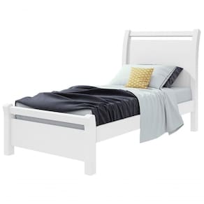 Cama Solteiro Reali Branco