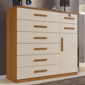 Cômoda Vitoria 1 Porta E 8 Gavetas Plus