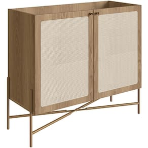 Balcão Aparador Cantinho Do Café Industrial Indy A03 Hanover Dourado