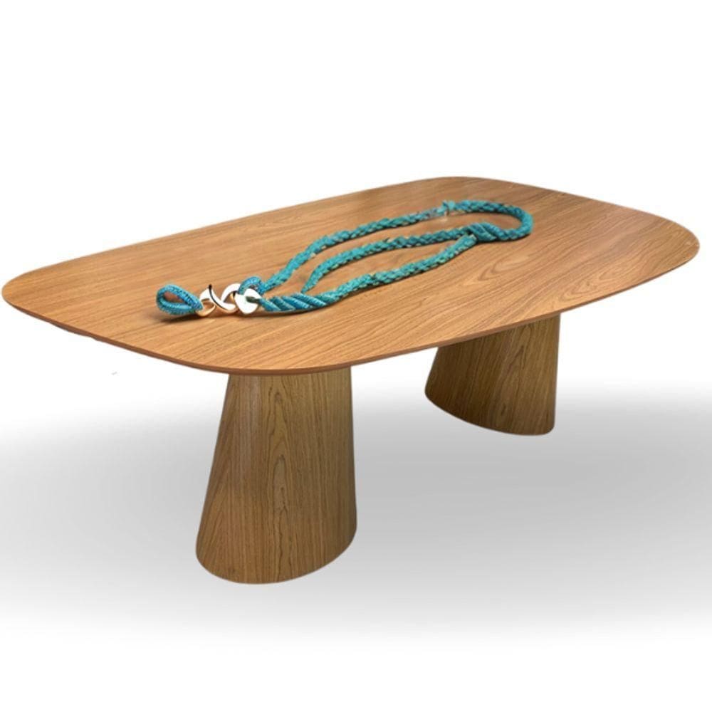 Mesa Organica Flower 2.44x1.37cm Em Freijo