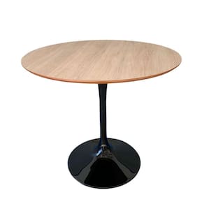 Mesa De Jantar Tulipa Saarinen Redonda 100cm Tampo Jade Cor Preto