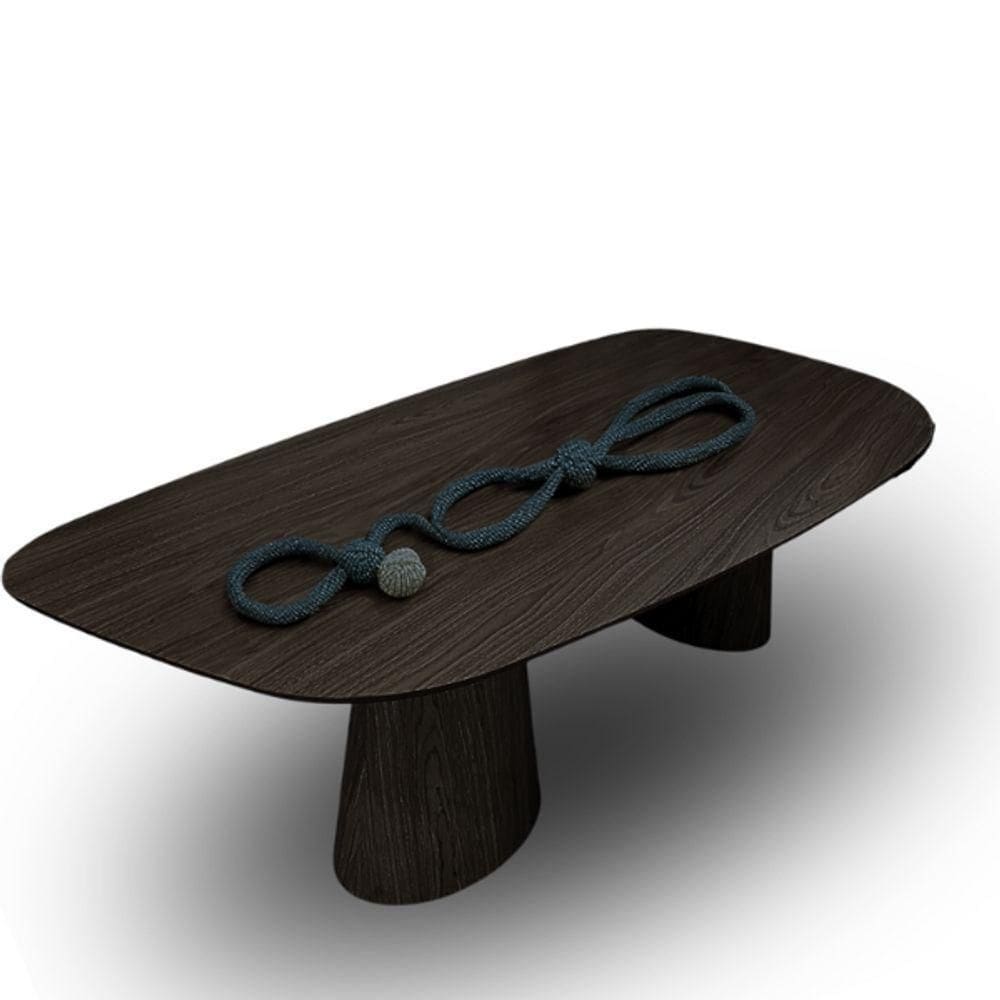 Mesa Organica Flower 2.44x1.37cm Em ébano