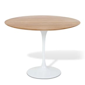 Mesa De Jantar Tulipa Saarinen Redonda 80 Cm Branco
