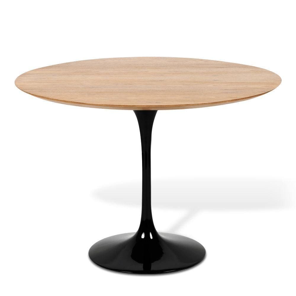 Mesa De Jantar Tulipa Saarinen Redonda 150cm - Freijó Preto