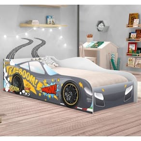 Cama Carro Kaboom Chumbo Solteiro