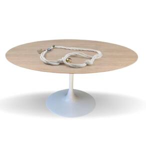 Mesa De Jantar Tulipa Saarinen Redonda 160cm Tampo Cor Jade