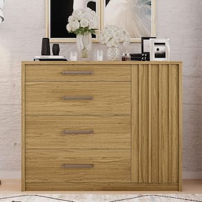 Cômoda Decorativa Kaido Mdp Ripado Buriti G11 - Gran Belo