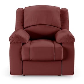 Poltrona Do Papai Reclinável Pietra Power Touch Usb Fh9 Pu Vermelho - Mpozenato