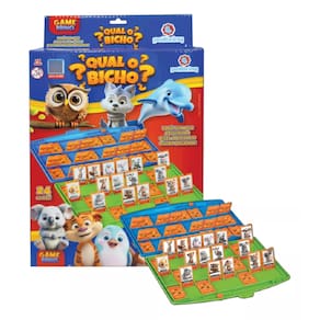 Jogo Recreativo Infantil Qual o Bicho Game Brinq - Polibrinq