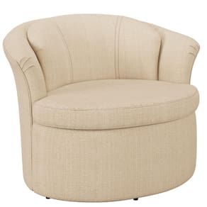 Poltrona Base Fixa Luzo M03 Linho Bege