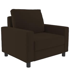 Poltrona Malta Suede Marrom