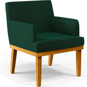 Poltrona Base Mel Beatriz Bouclê Verde