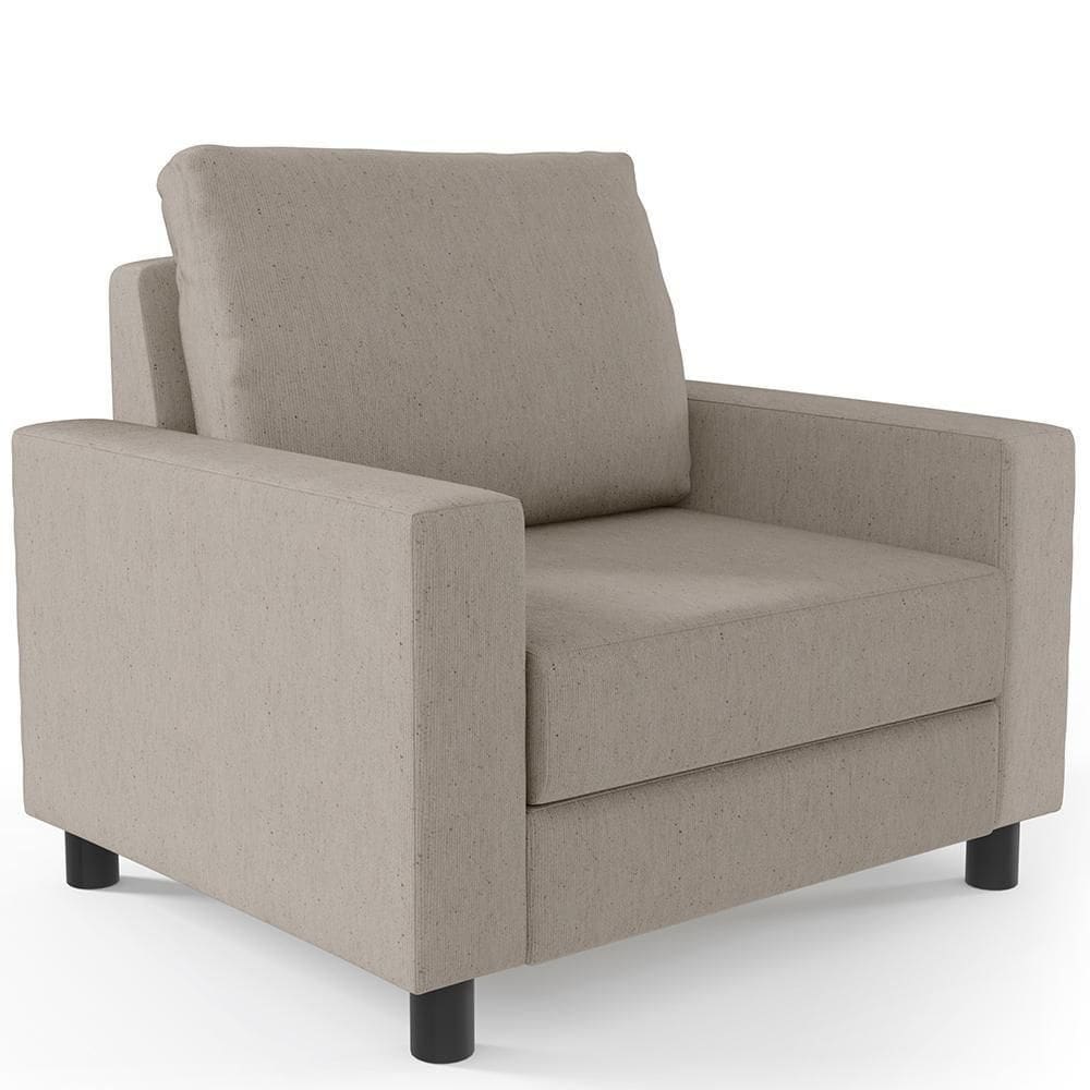 Poltrona Malta Linho Bege