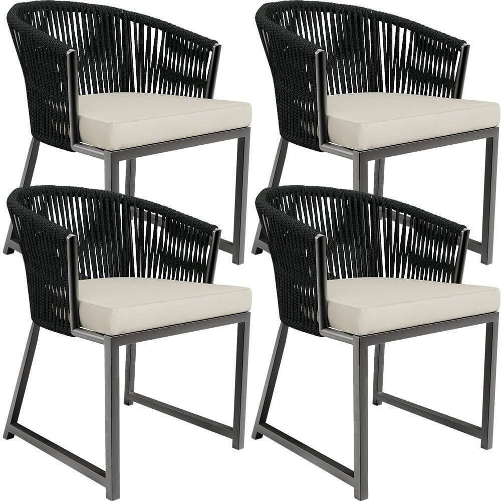 Kit 04 Cadeirass Para Área Gourmet Cozinha Bethari D04 Preto