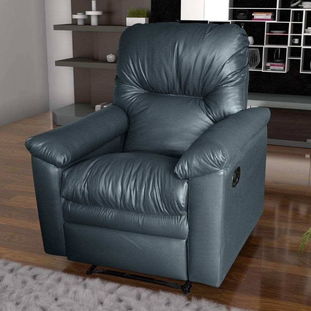 Poltrona Reclinável Olga Sintetico Preto