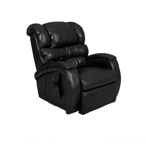 Cadeira Poltrona Reclinável Imperial Motorizada Courissimo Com Lift Império Preto