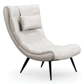 Poltrona Decorativa Para Sala De Estar Com Almofada E Pés Palito Lord Facto Prata - Ibiza