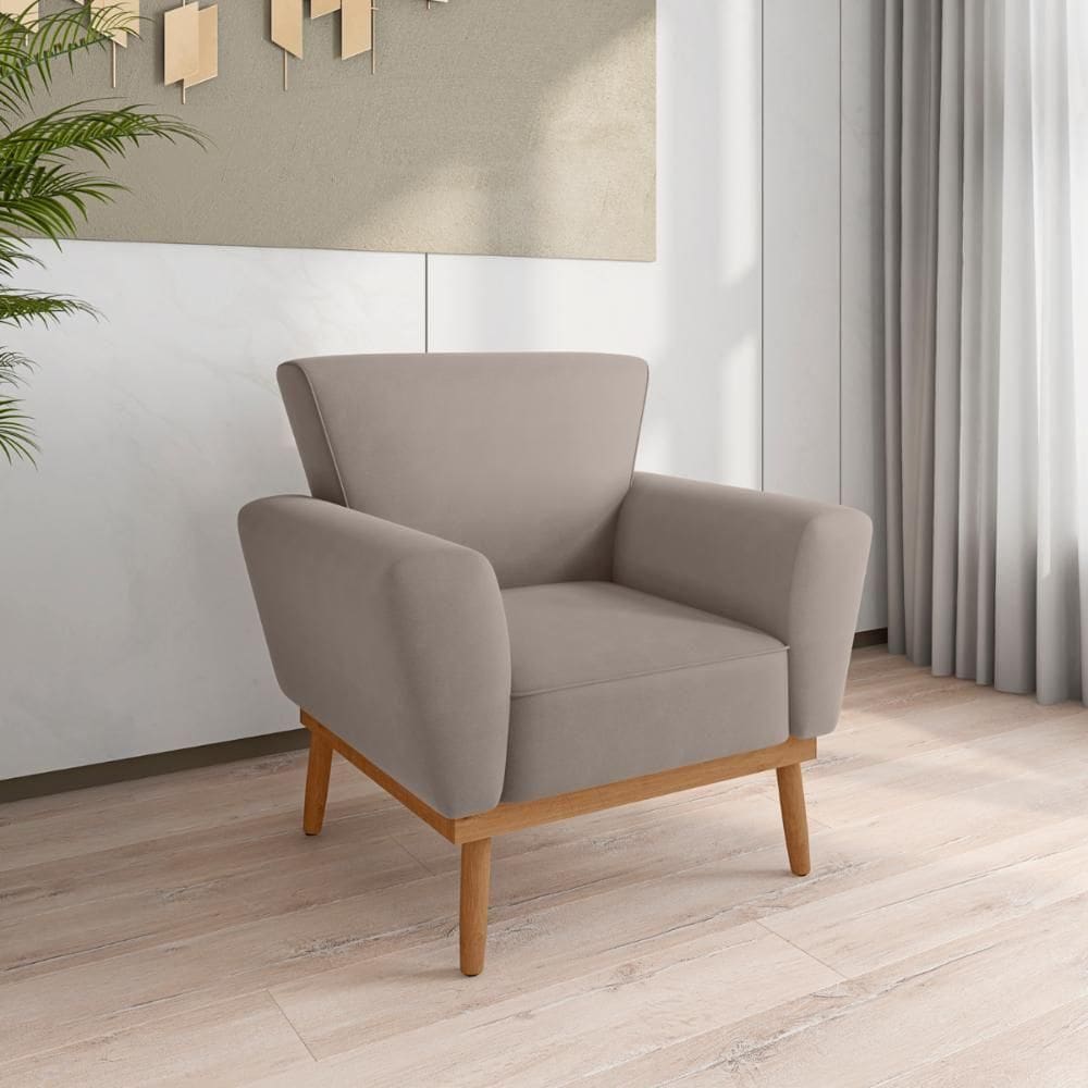 Poltrona Decorativa Balneária Inca Sépia