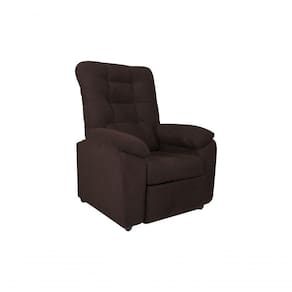Poltrona Reclinável Onix 1 Lugar Veludo Light Marrom Matrix
