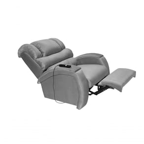 Poltrona Reclinável Imperial Zero Wall Motorizada cinza 380