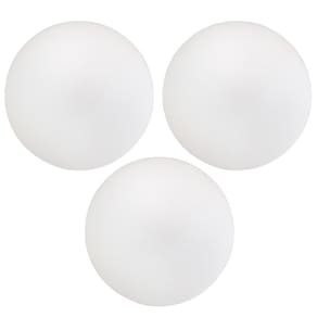 Kit 03 Assentos Redondo Banqueta Cadeira Estofados Poltronas H02 Corino Branco 30 Cm - Lyam Decor