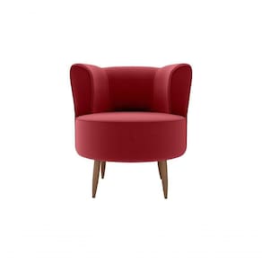 Poltrona Decorativa Savana 1 Lugar Veludo Vinho Matrix