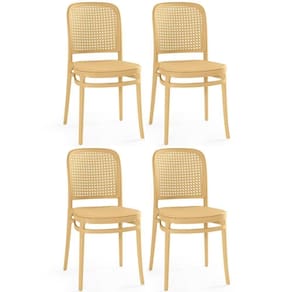 Kit 4 Cadeiras De Jantar Roma Para Sala E Cozinha - Nude