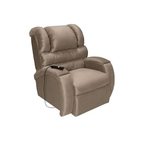 Poltrona Reclinável Imperial Papai Mamãe Idosos Motorizada Suede Lift Chocolate 377